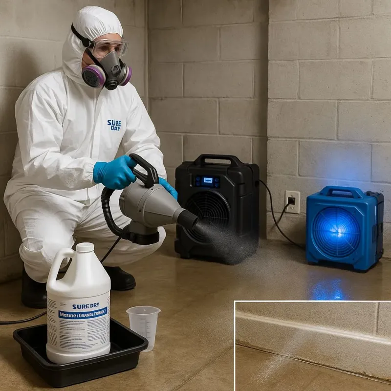 Sanitization and Odor Removal process in Healdsburg, CA